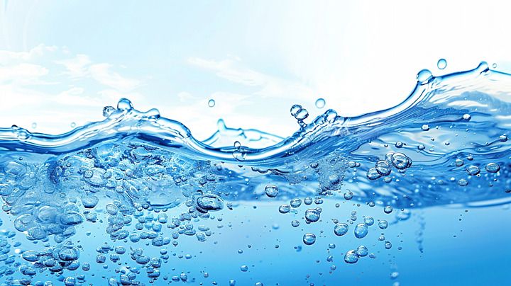 Natural clean water landscape