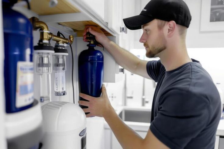 Commercial water purification plant
